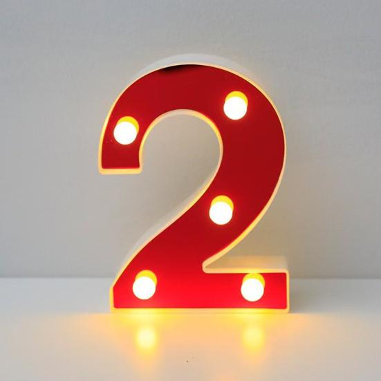Light Up Numbers 2026 Large LED Marquee Numbers Battery Operated Letter Sign for New Year Graduation Party Wedding Table Decor