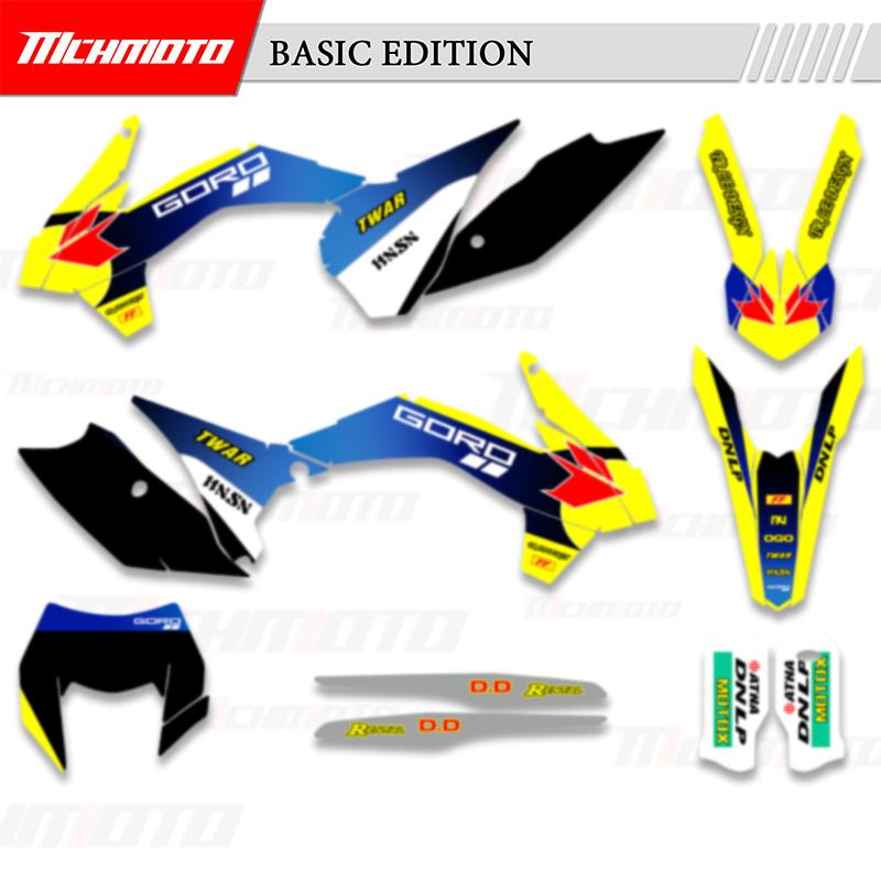MCHMFG For KTM SX SXF XC XCF 2013 2014 2015 EXC XCW 2014 2015 2016 Motorcycle Graphics Decals Stickers Kits  Number Name