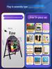 LED Luminous Blackboard Display Stand for Milk Tea & Barbecue Shop Entrances