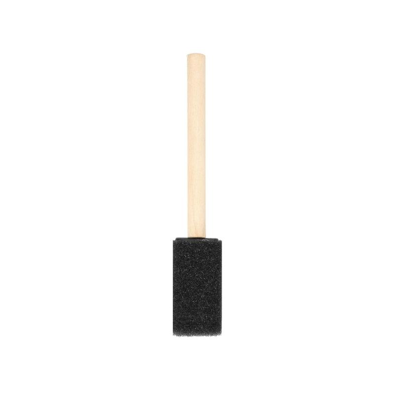 Sponge Brushes Set For Painting And Crafting With Foam Heads And Ergonomic Wood Grips for Various Painting Coloring Task