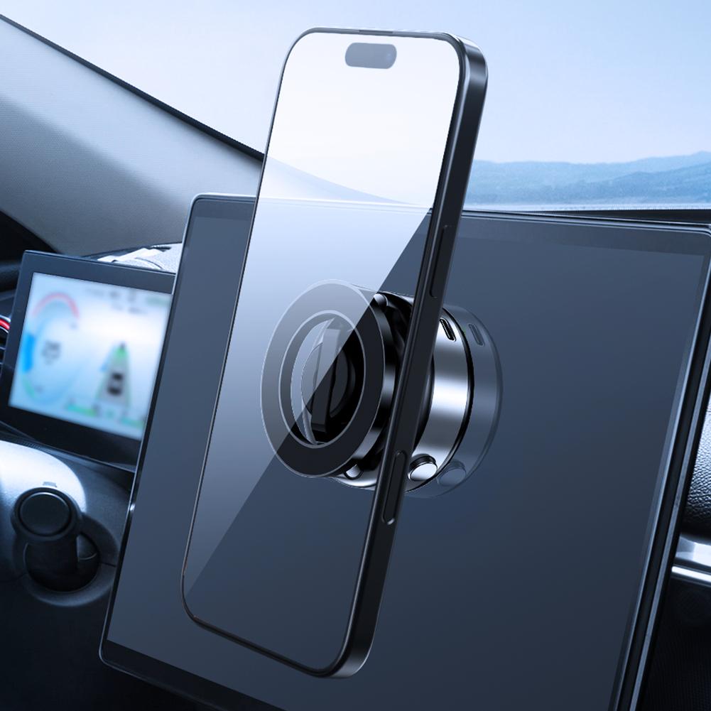 Rechargeable Foldable Magnetic Vacuum Suction Mobile Phone Holder 360 Rotating Suction Cup Car Phone Mount for Bath Shower