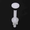 3 Pair White Toilet Tank Bolts POM Plastic Rubber Material Toilet Tank to Bowl Screws  Toilet Repair