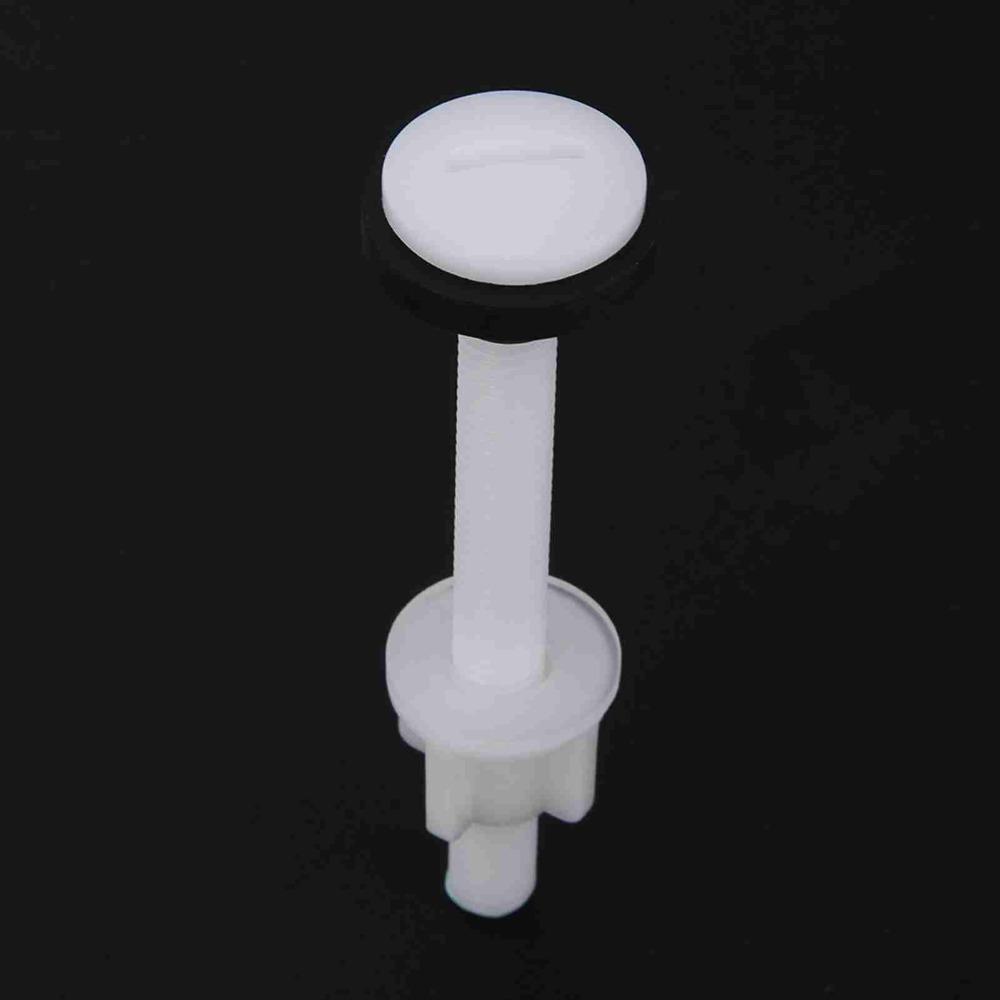 3 Pair White Toilet Tank Bolts POM Plastic Rubber Material Toilet Tank to Bowl Screws  Toilet Repair