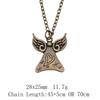 Vintage Angel Wing Pendant Necklace Alloy Feather Guardian Charm Necklaces Blessing Jewelry Gift For Making