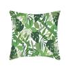 New Nap Pillow Green Leaves Sofa Plush Pillow Case Home Summer Cushion