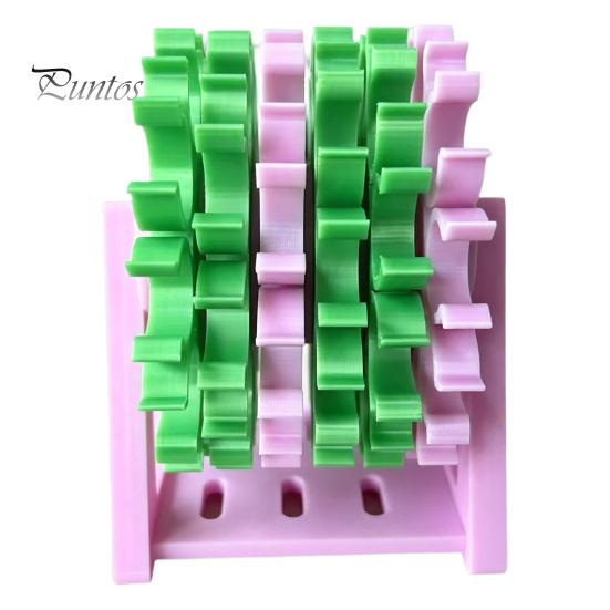 Plastic Thread Stand 60-Spool Sewing Organizer Rack, 360 Degree Swivel Space Saving Professional Tailoring Tools Stand, Tabletop Storage Holder