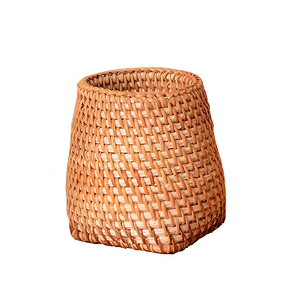 Cosmetic Holder Hand Woven Pen Holder Large Capacity Stationery Container  Tableware Holder