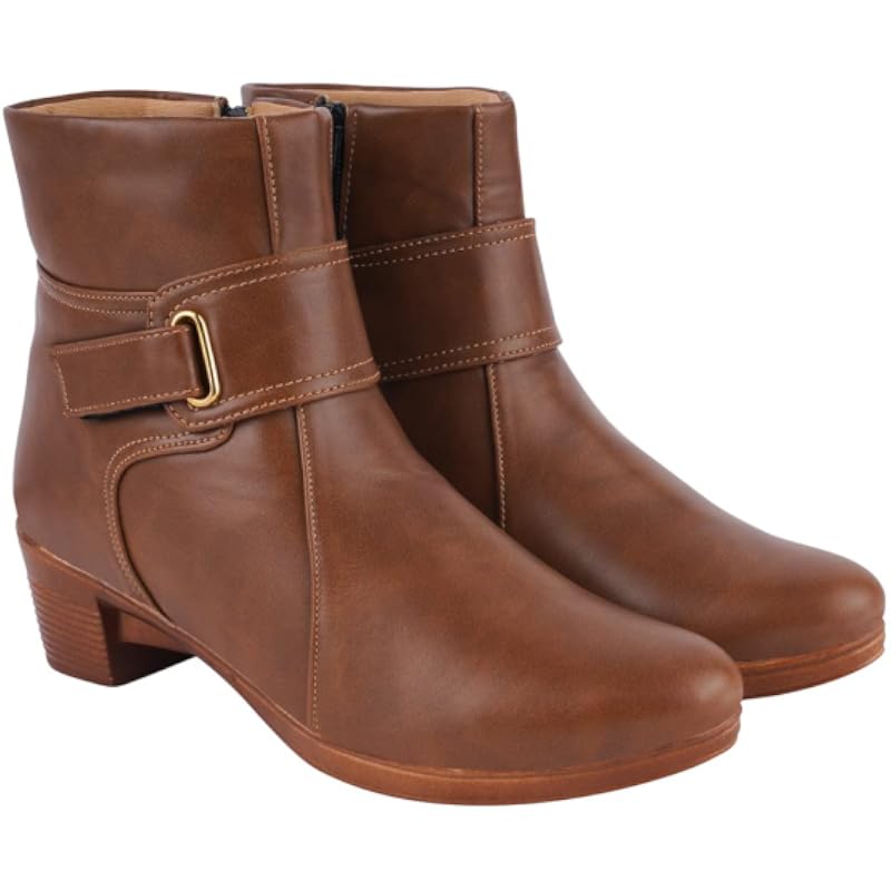 Shoetopia Girls Bt-7079 Brown Ankle Boot - 3 Uk (Girls-Bt-7079-Brown)