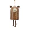 Rustic Hanging Animal Wind Chimes Resin Hand Made Natural Garden Decoration for Gardens Backyards Trees Yards C Raccoon