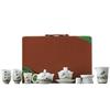 Chaxun Premium Ice-Jade Porcelain Kung Fu Tea Set - Thousand Li Mountains