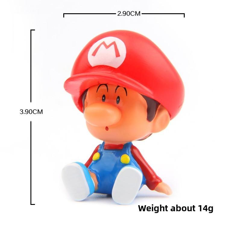 Mario Peach Princess Cartoon Character Model Ornaments For Props Landscape
