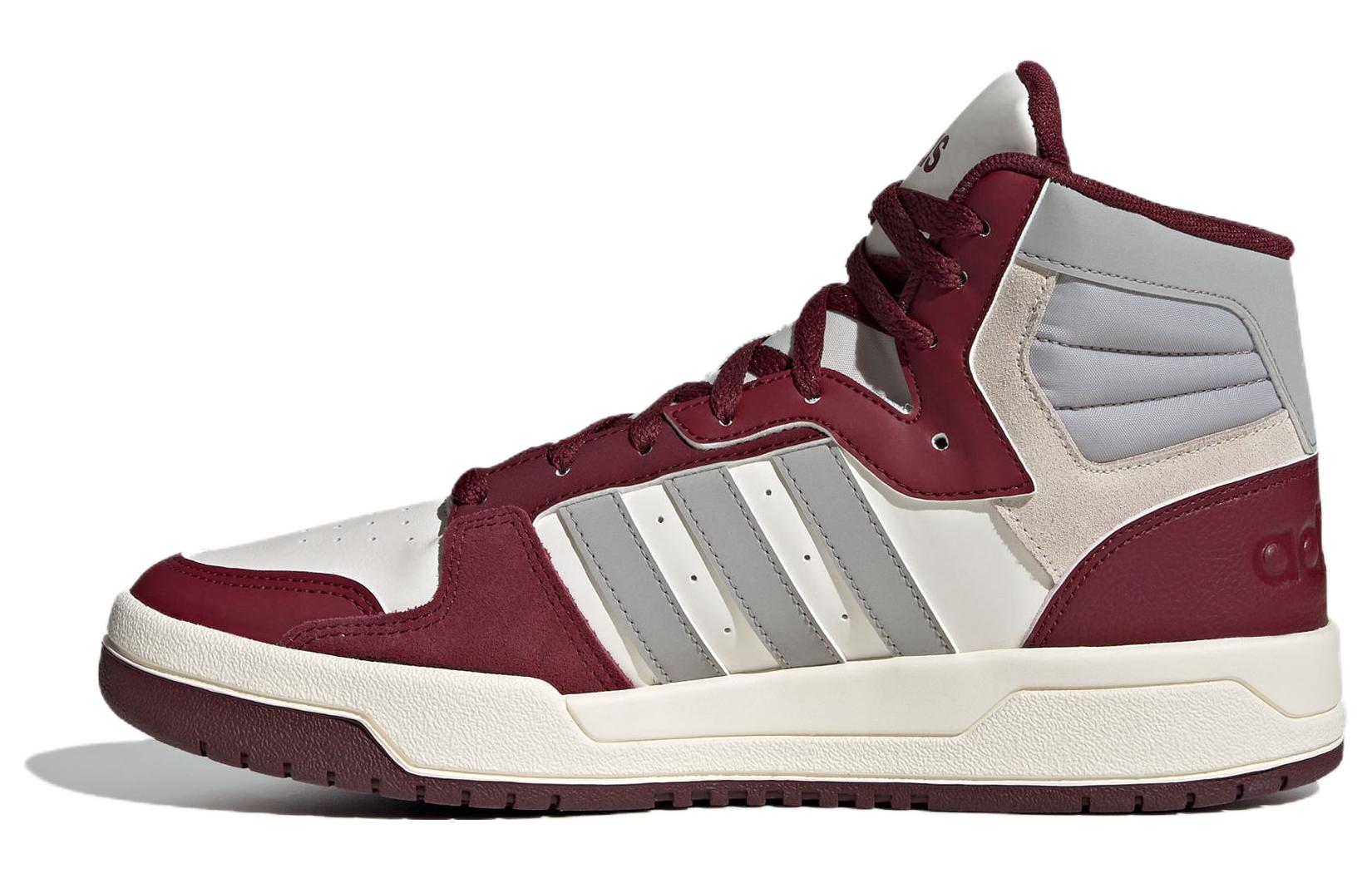 Adidas Neo Entrap Mid Leather Abrasion Resistant Abrasion Resistant Mid top Skateboard Shoes Unisex White Umber IE3908 42