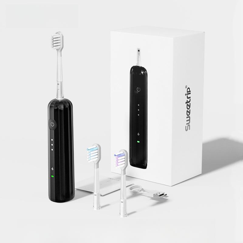 Electric Toothbrush Sweeping and Vibrating Integrated Charging Adult Couple Gift Box Soft Hair Spot Wholesale Electric Toothbrush