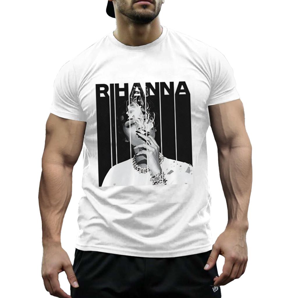 Rihanna Cool Short Sleeve Men T Shirt