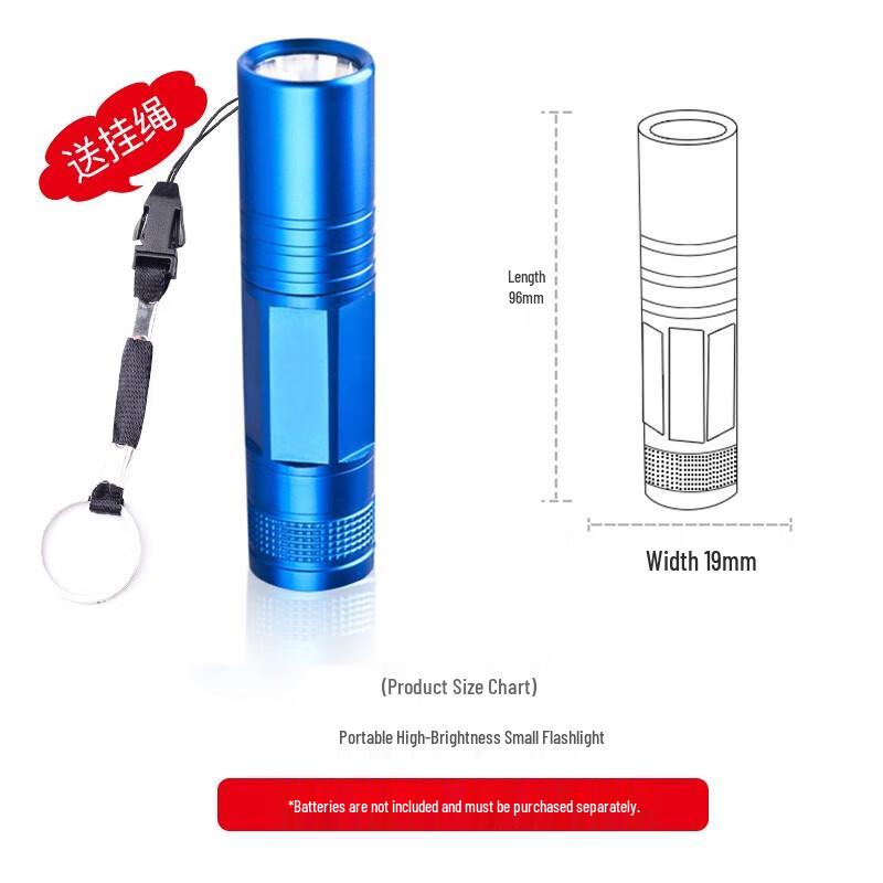 Borvonic High-Brightness Portable Splash-Proof Flashlight