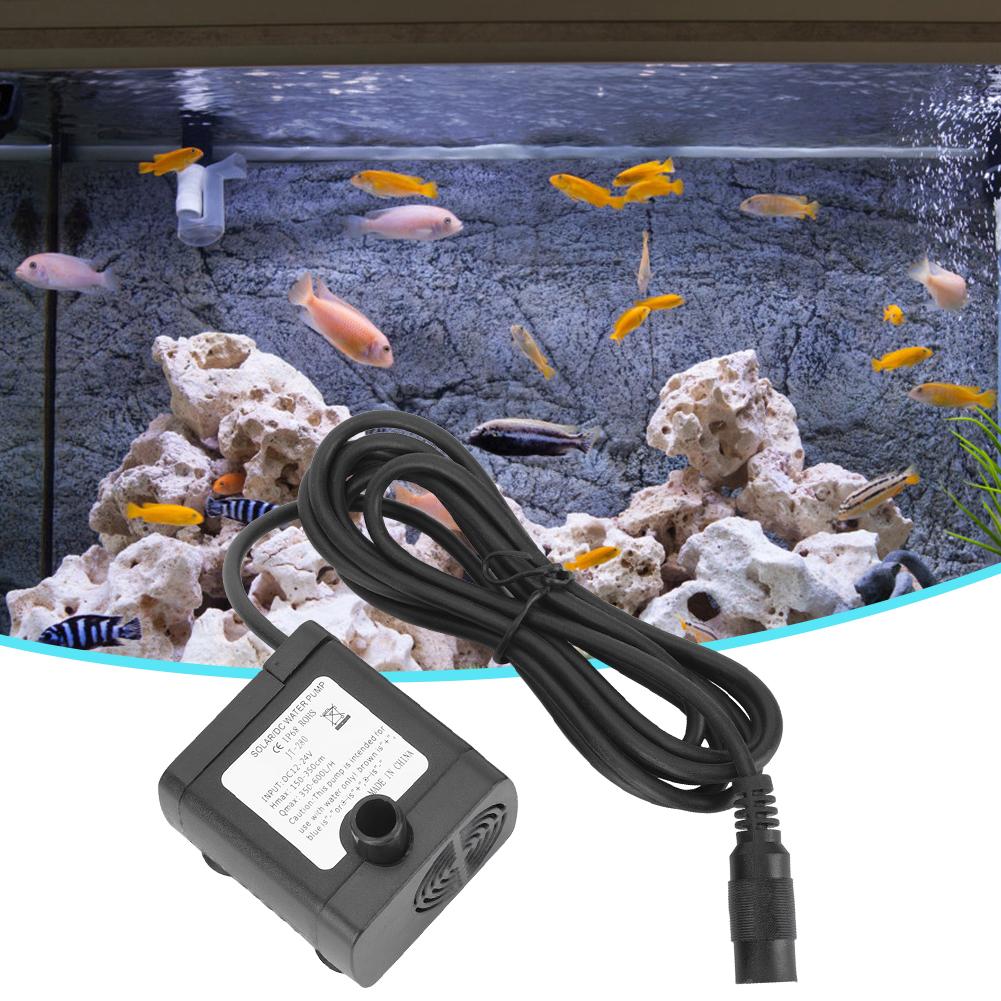 

Solar Power DC Water Pump Mini Brushless Submersible Pump for Water Fountain 24V