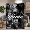 Terrorist killers Custom Flannel Blankets Soft Warm Cozy Throws for Home Decor Holiday Gifts