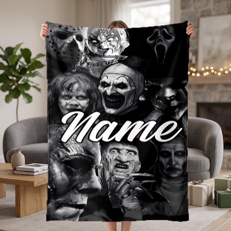 Terrorist killers Custom Flannel Blankets Soft Warm Cozy Throws for Home Decor Holiday Gifts