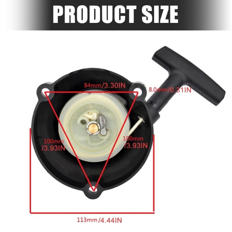 Rapid Activation ABS Nylon Pulley Recoil Starter Assembly For BR550 BR600 Backpack Blower Outdoor Power Devices