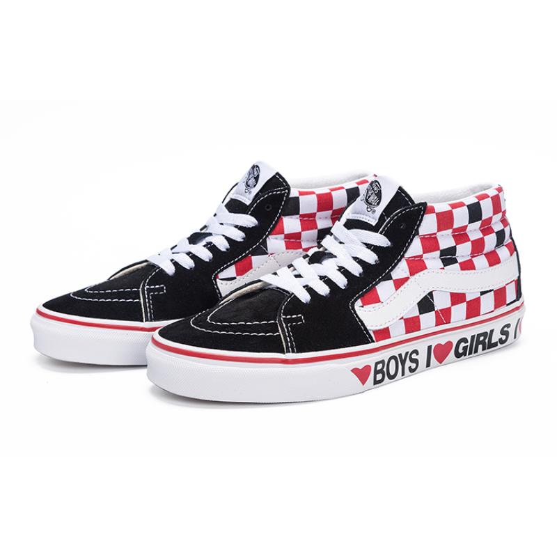 Vans Sk8 Mid 'Checkerboard I Heart' Vans VN0A3WM3WKU