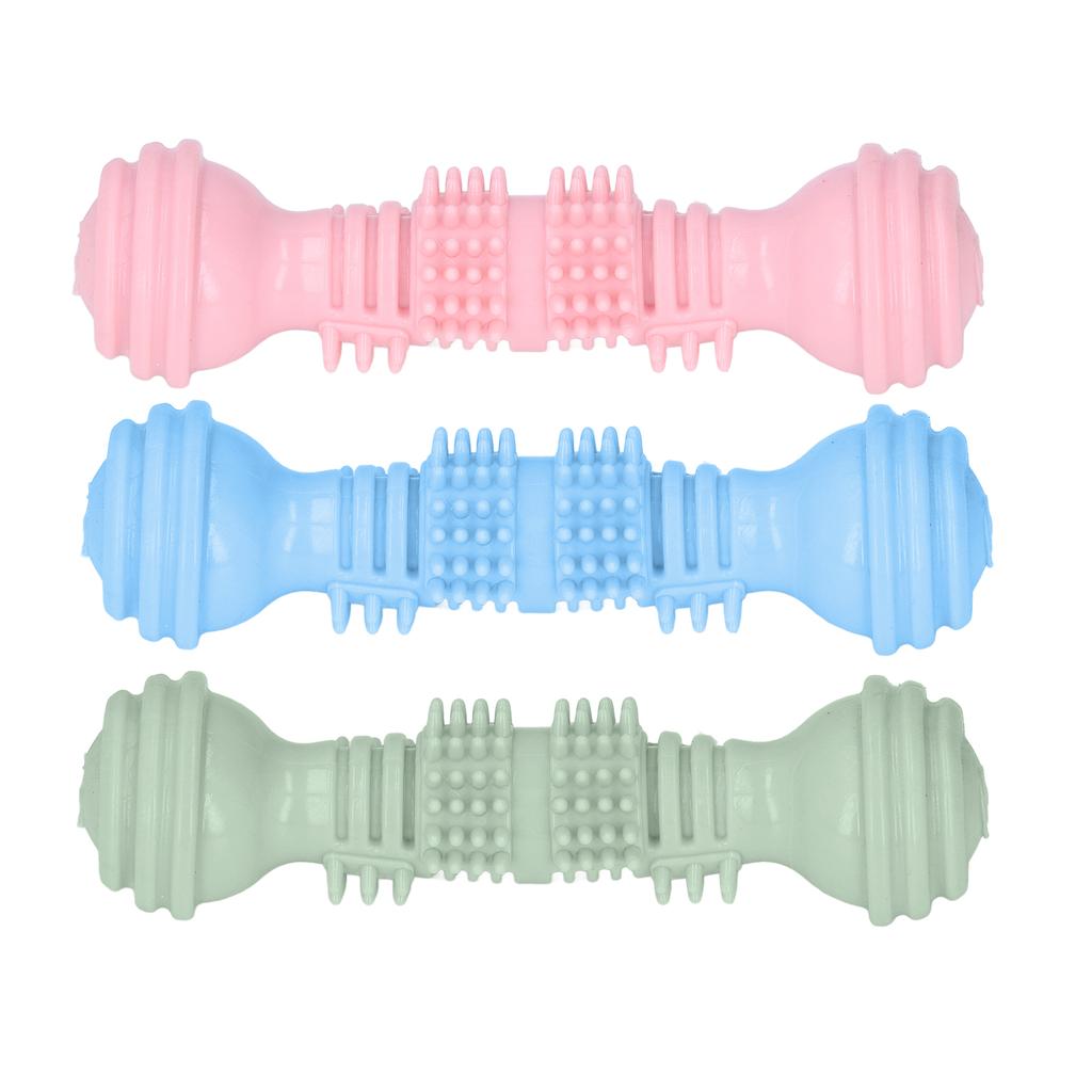 Dog Chew Toy Puppy Teething Toys Dumbbell Teeth Cleaning Interactive Dog Hew Toys Puppy Stuff Puppy Supplies For Small Dogs