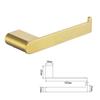 Brushed Gold Paper Holder 304 Stainless Steel Creative Black Sliver Kithcen Toilet Paper Towel Shelf  Hanging WC Tissue Holder