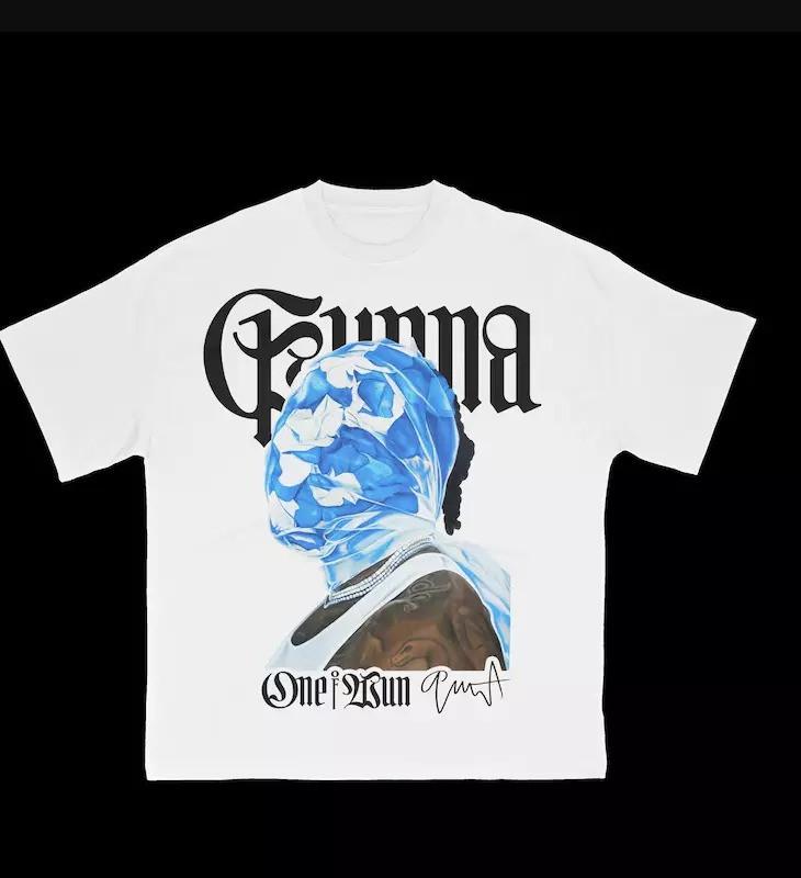 Gunna One of Wun Shirt, Signature Rap Graphic Tee, Young Thug Lil Yachty Kendric S разноцветный