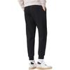 Li Ning Sports Lifestyle Series Loose Fit Drawstring Mid Waist Cuffed Knit Joggers Men Joggers Standard-Black AKLU157-1