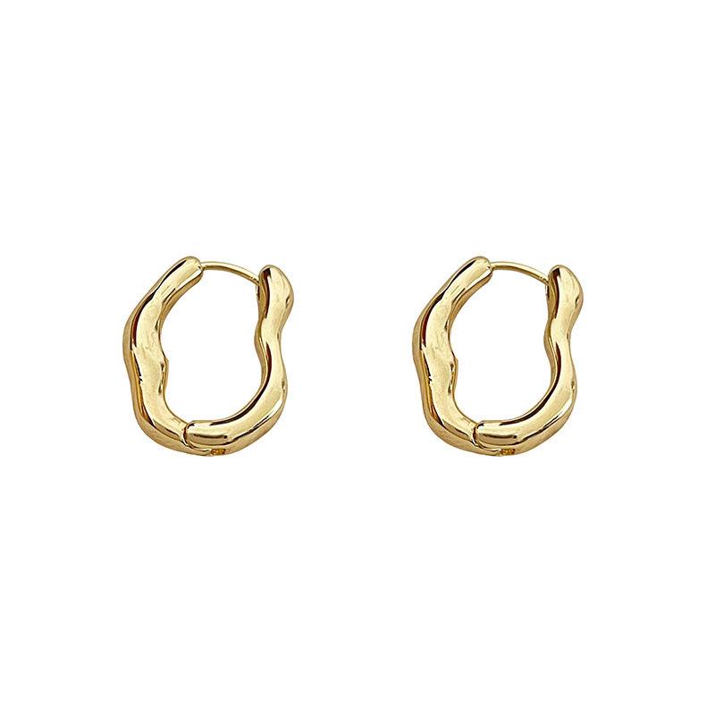 Women's Trendy Irregular Geometric Ear Cuffs – Simple, Stylish Temperament Earrings