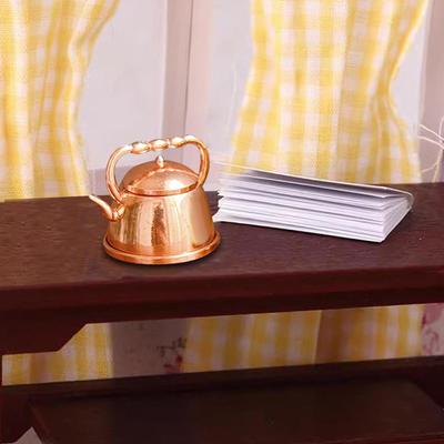Miniature Teapot Doll House Life Scene Decoration Accessories Children