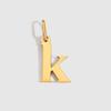 eManco Stainless Steel Cut 26 Letters Charm DIY Women's Necklace Bracelet Jewelry Making Factory Direct Sales