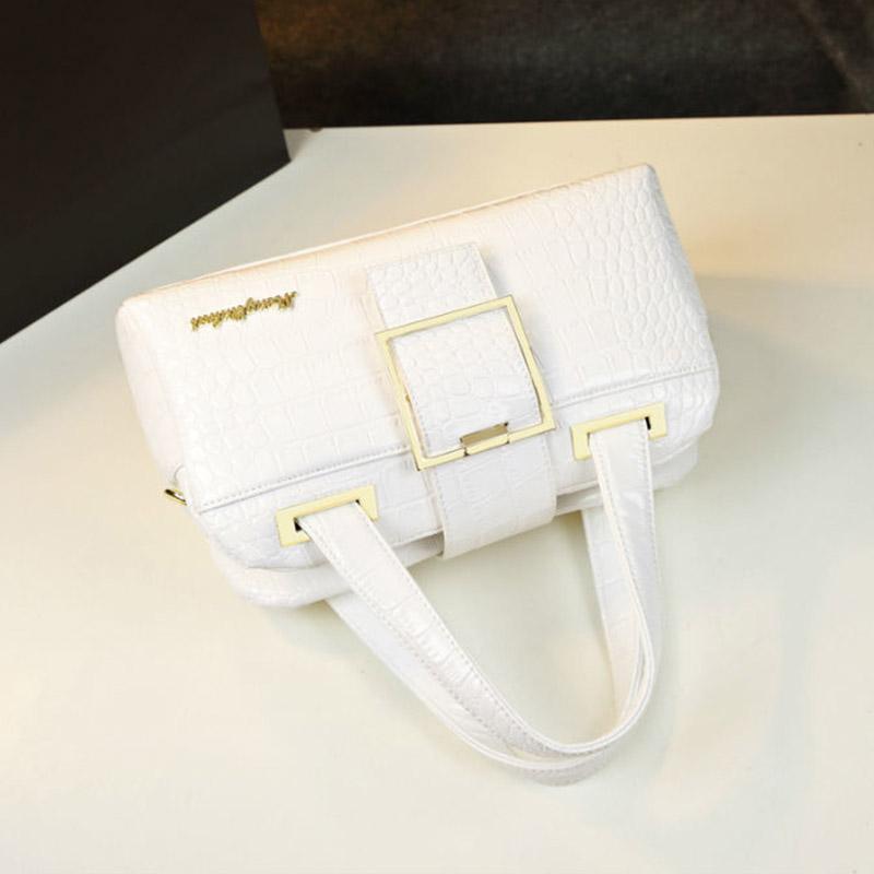 Кожаные сумки Кожаные сумки Модные портативные женские сумки большой вместимости — фото 8