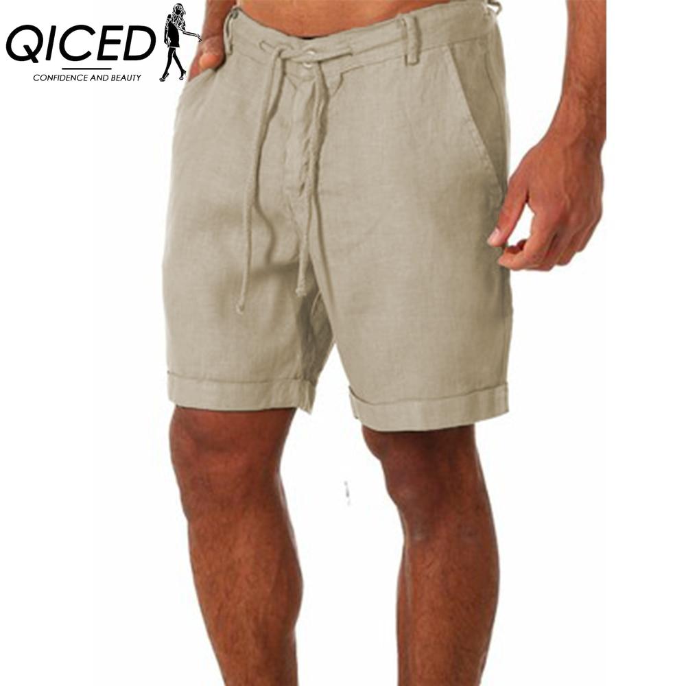 

QICED Men s Fashion Casual Summer Spring Shorts S білий