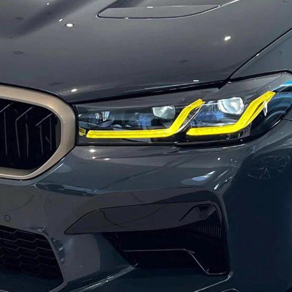 Metal Grille Trim for BMW 5 Series (G30, G31, F90) - Colors as Pictured.