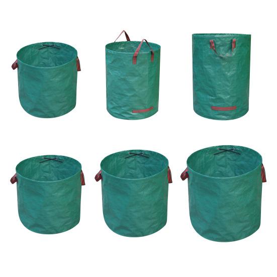 Heavy Duty Leaf Bag Reusable Yard Waste Bag Collapsible Lawn Bag Garden Leaf Collection Bag for Grass Clippings Branches