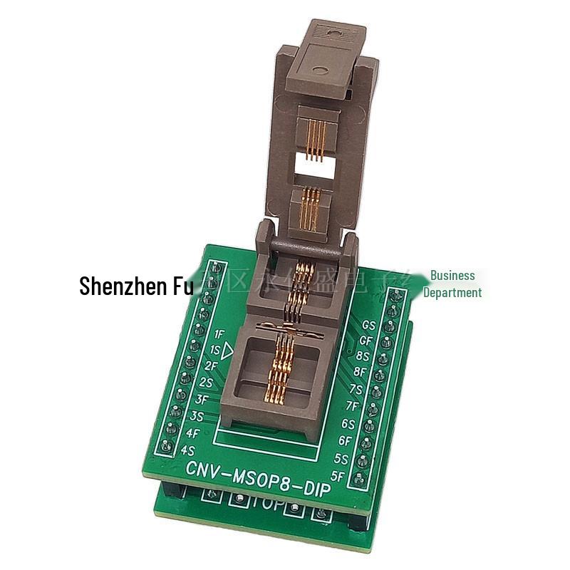 MSOP8 Kelvin Burn-in Socket 0.65MM Pitch Chip Programming