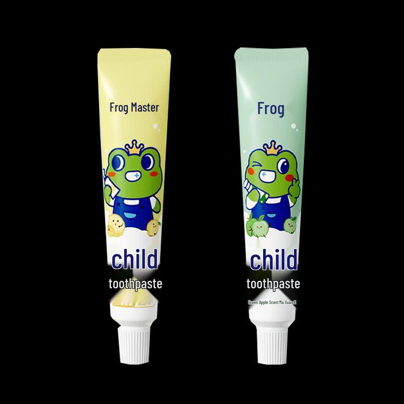 Frog Prince Children s Toothpaste, Lemon & Apple Flavors, 2 x 45g