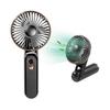 USB-Handventilator, 3600mAh wiederaufladbarer tragbarer Handventilator, leiser Ventilator mit 5 einstellbaren Geschwindigkeiten, tragbarer Ventilator für das Büro
