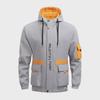Men's Hong Kong Style Loose Casual Baseball Jacket - Spring/Autumn, Oversized Functional Workwear