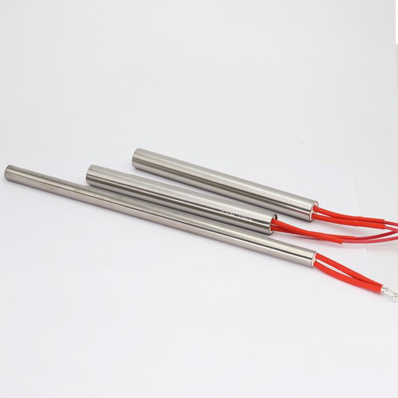 12*30/35/40/50/60/70/80/90mm 220V 100W 150W 200W 250W 300W Element grzejny do formy cylindrycznej Rura Grzałka nabojowa z jednym końcem