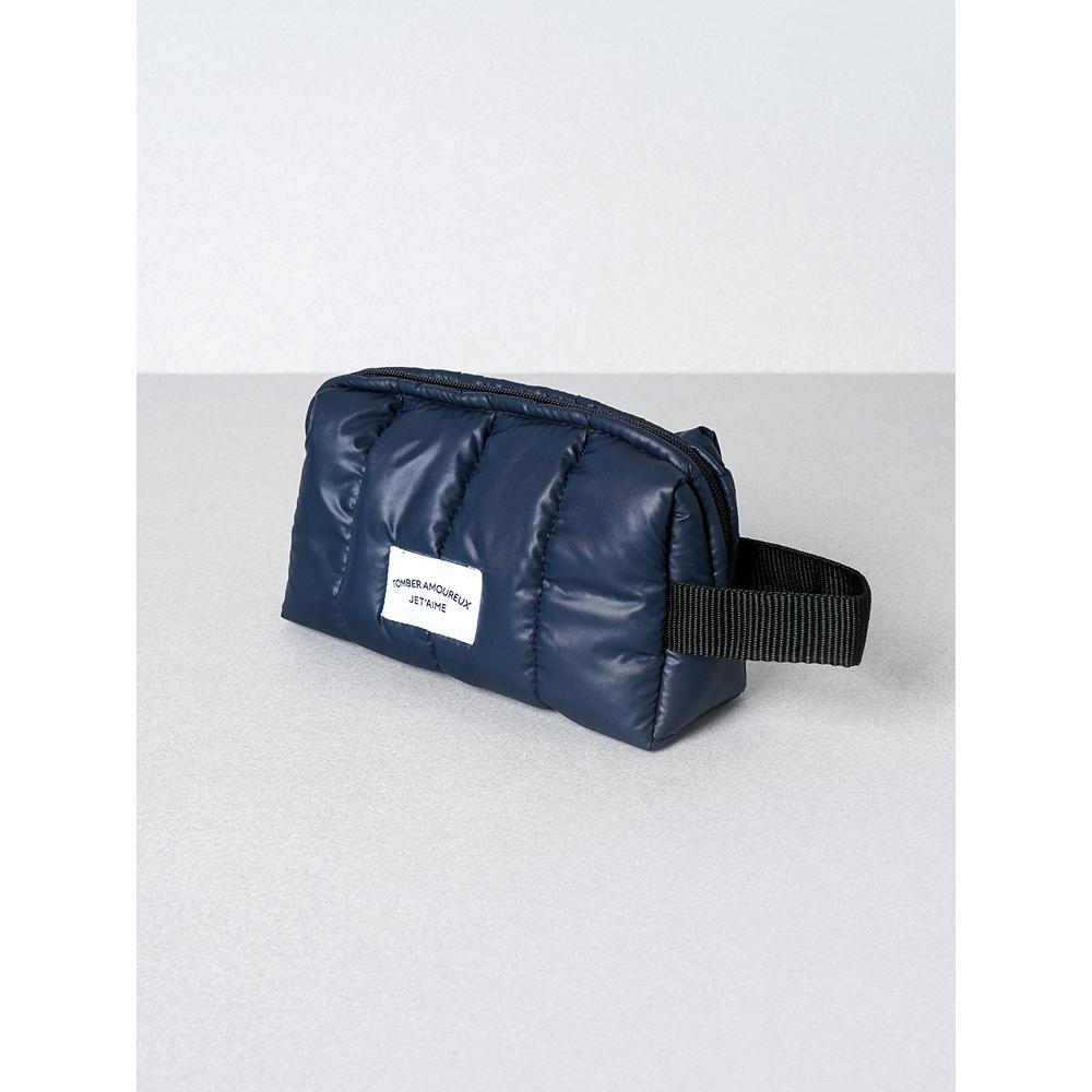 

Daiso Сумочка с мягкой ручкой, темно-синяя