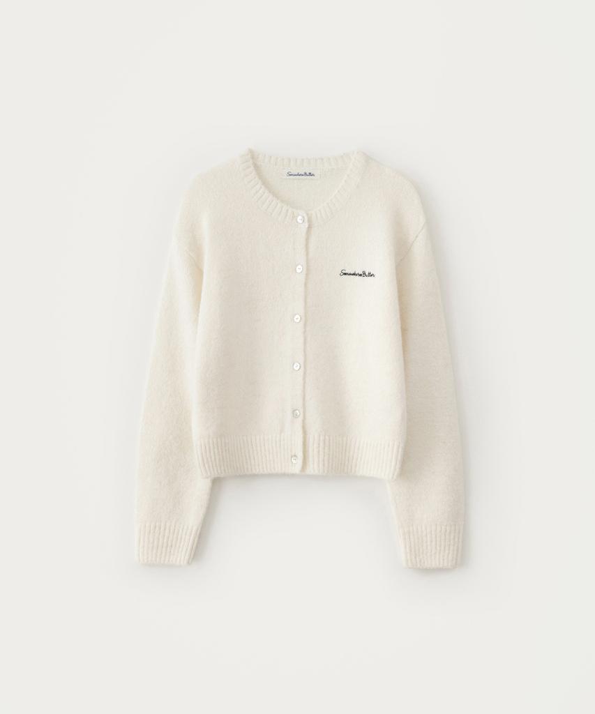 Sseomweeobeoteo Manon Alpaca Cardigan - Ivory