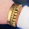 Set di Lusso Ciondoli Corona Bracciale Uomo Acciaio Inossidabile Romano Braccialetti Donna Gioielli per le Mani Regalo di San Valentino