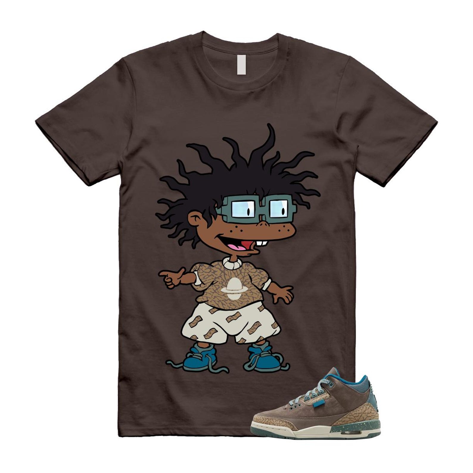 3 We Outside Olive Grey Green Abyss Khaki Sea Glass Brown T Shirt Match CHUCKIE 2XL