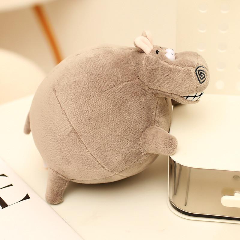 

Единорог Бегемот Плюшевое Животное Брелок Подвесное Украшение ПП Хлопок Детский Подарок Hippo,Pendant