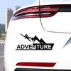 “Adventure”Mountains Stickersfor A Unique And Personalized Lookhigh Quality Sticker For Cars Trucks!