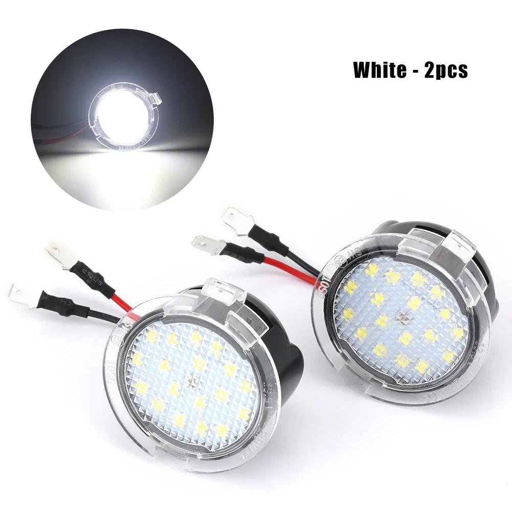 

2 шт. Автомобильный светодиодный фонарь под боковым зеркалом заднего вида для Ford F-150 Mondeo MK5 Edge Fusion Explorer Flex Taurus Mustang Light белый