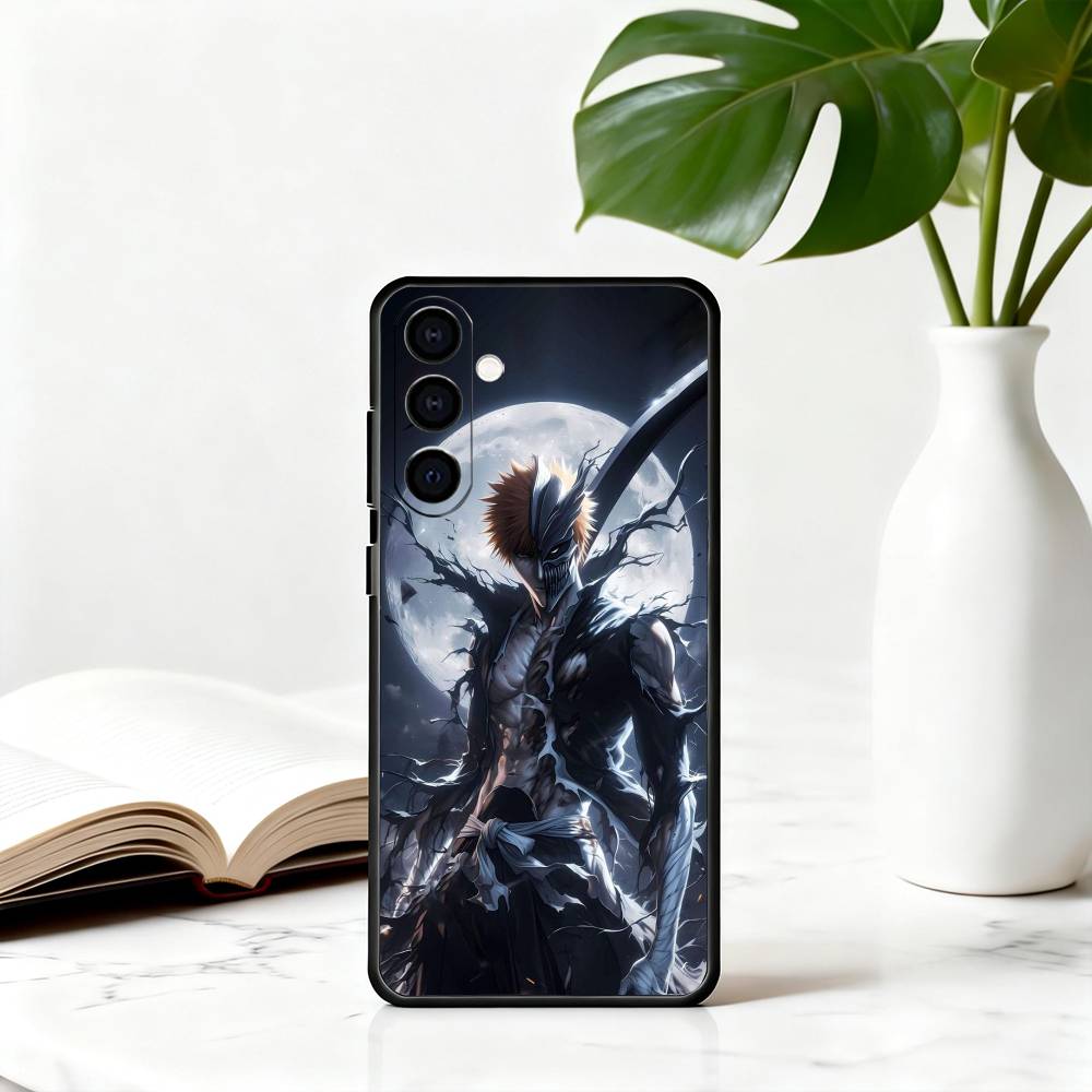 I-Ichigo B-B-BLEA-CH K-Kurosaki Phone Case For Samsung Galaxy A73,A72,A71,A70,A53,A52,A51,Others Soft Black Cover