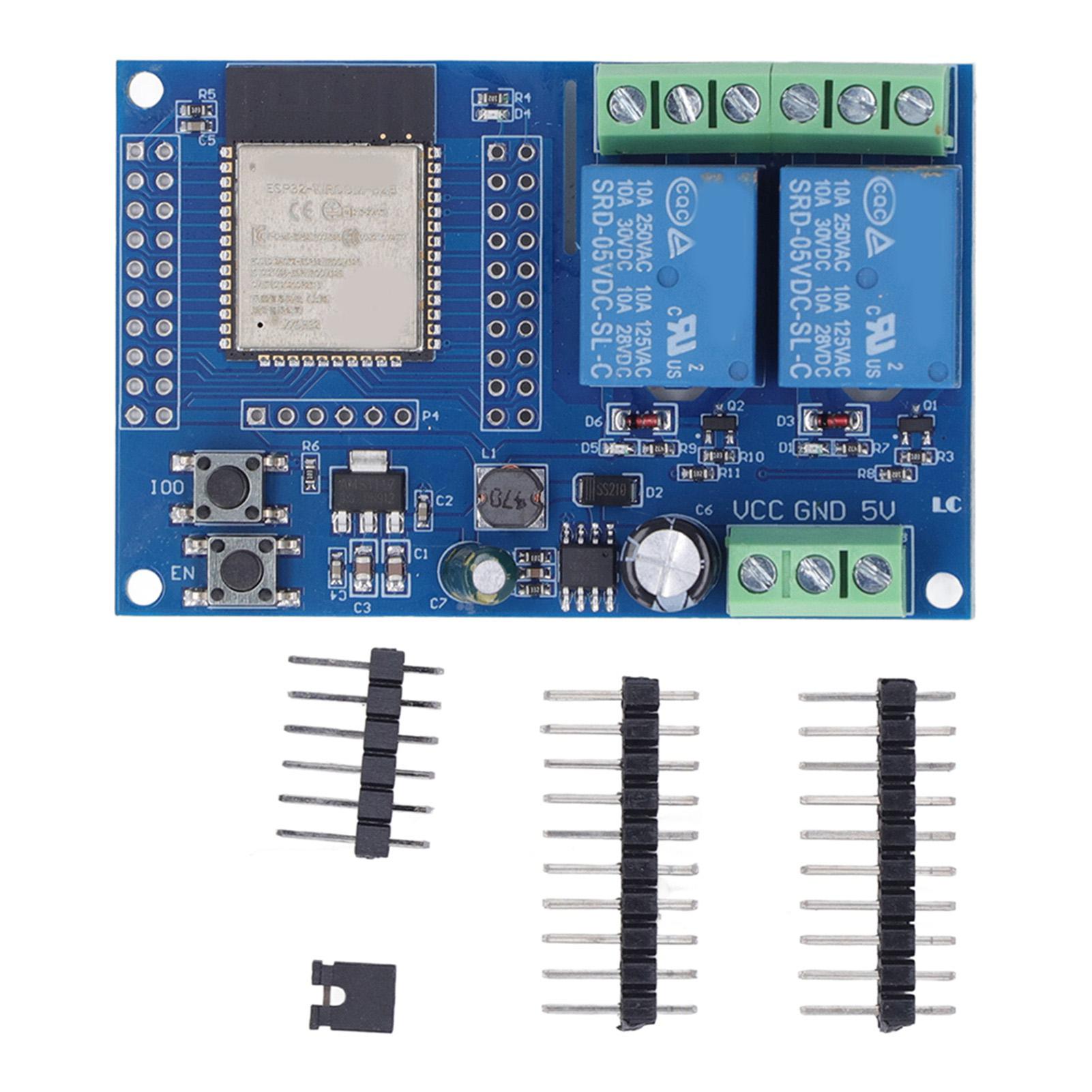 

Relay Module 4 M Byte Flash Programmable Keys Dual Relay Module For Secondary Development Learning DC5-60V Other