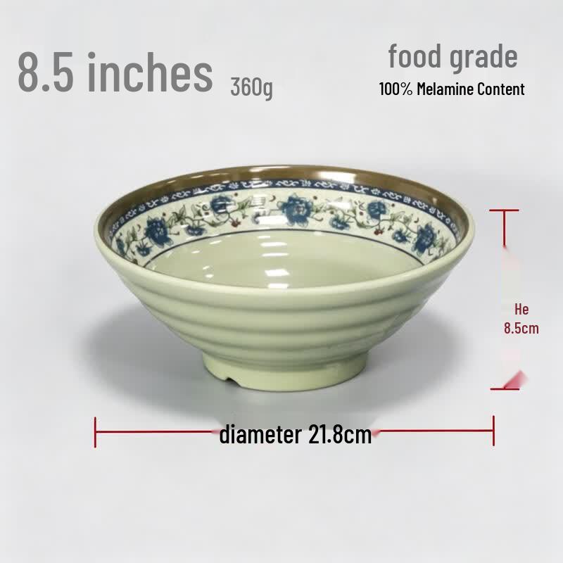 Chuzhou Melamine Blue & White Douli Bowl